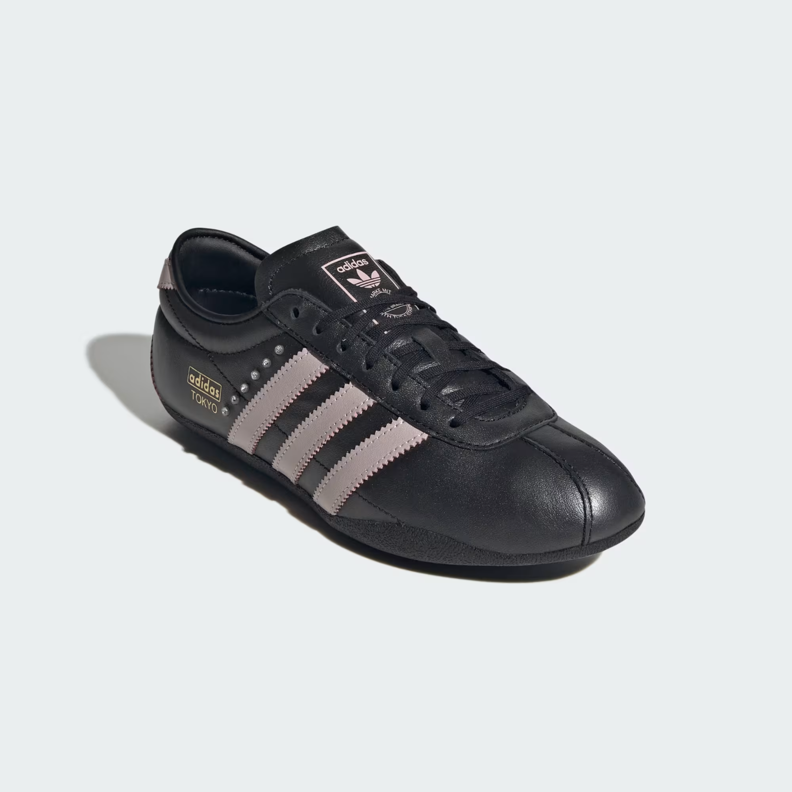 LA3432 adidas Tokyo "Core Black/Sandy Pink Met" (Women's)