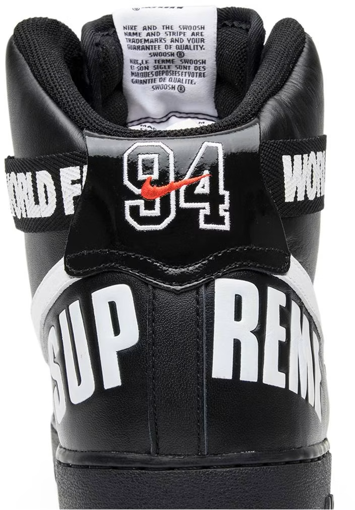 698696-010 Nike Air Force 1 High Supreme Special "Black/White" (Men's)
