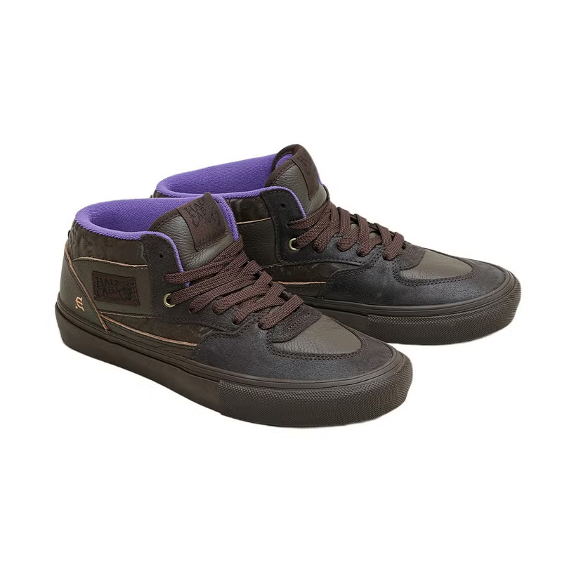 VN0A5FCD8ZM Evisen Skateboards Ã Vans Skate Half Cab "Deep Mahogany" (Men's)