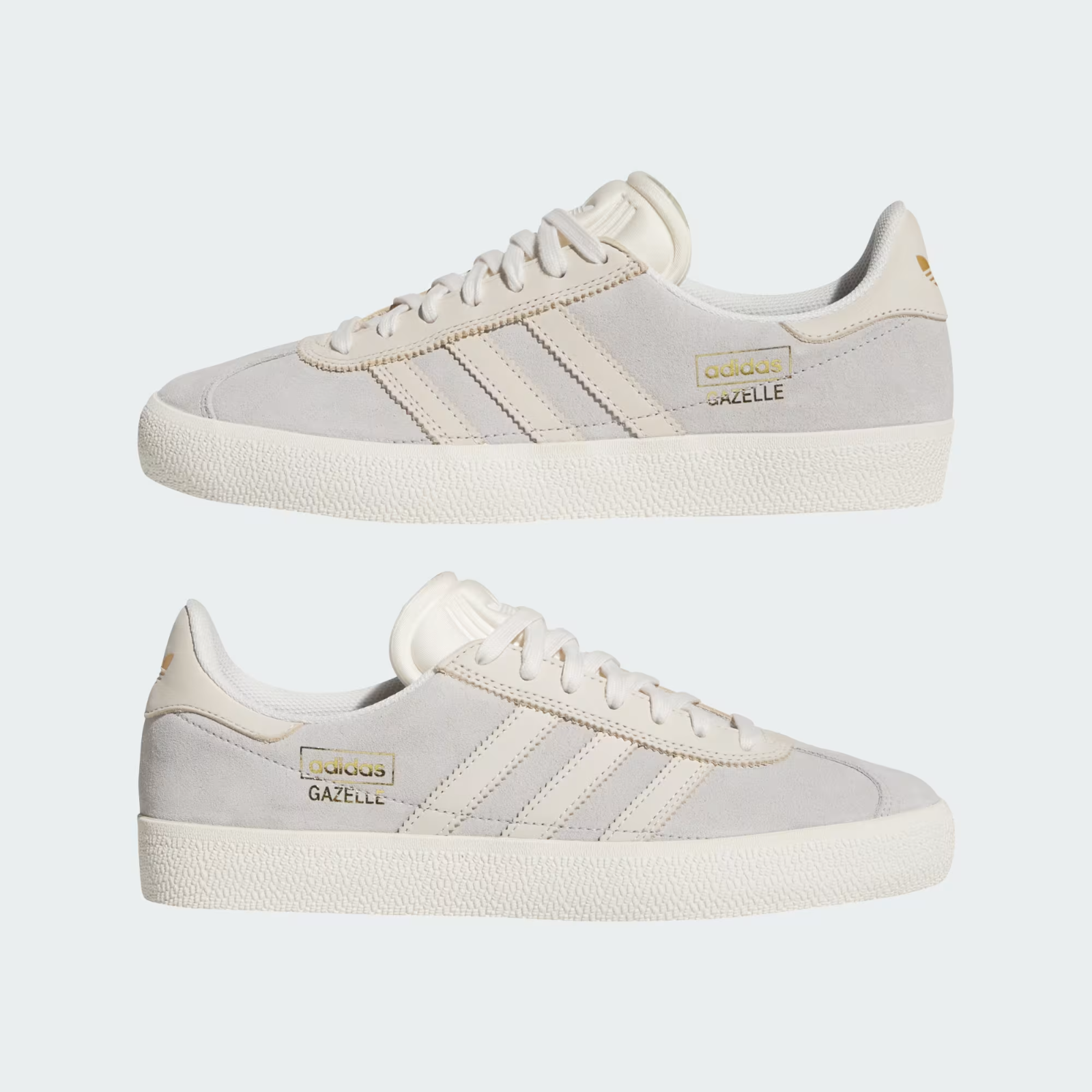 JQ3723 adidas Originals Gazelle ADV Grey Two Chalk White Gold Metallic (Men's)