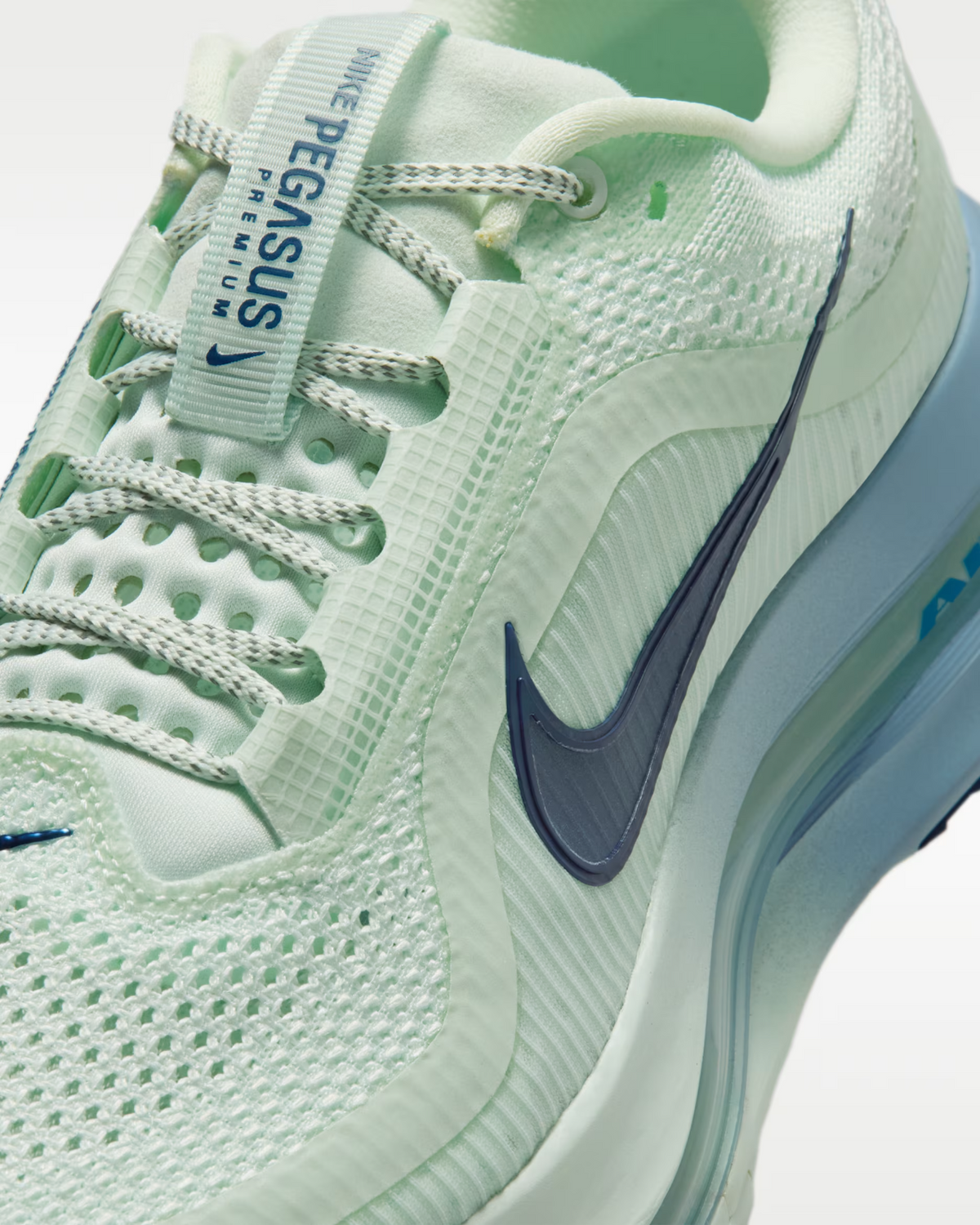 HQ2593-301 Nike Pegasus Premium "Barely Green/Work Blue" (Women's)