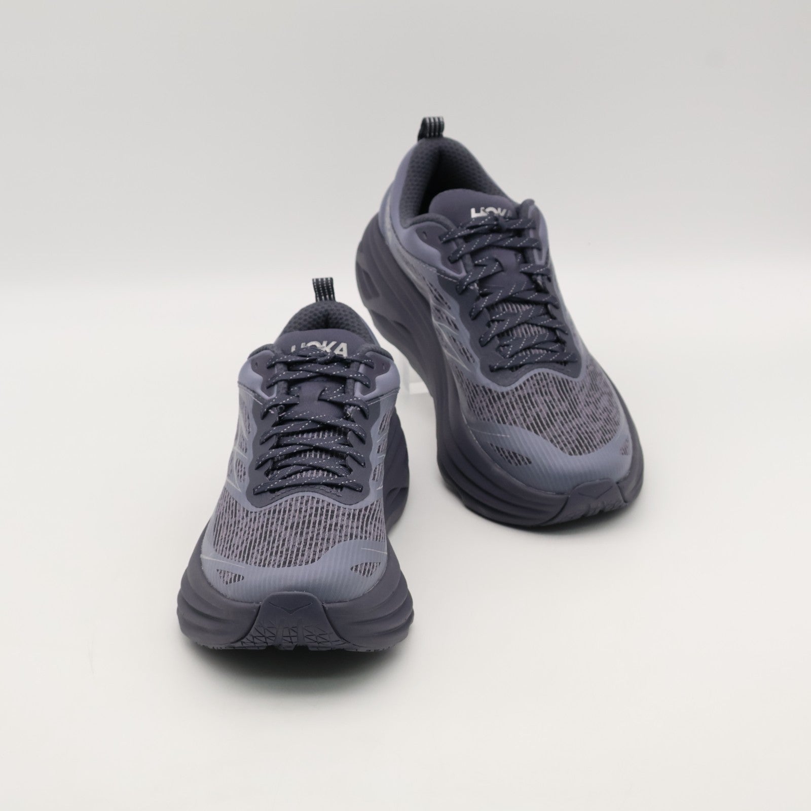 1155391-CYG Hoka Bondi 8 TS Caged Charcoal Grey Gray Skies (Men's)