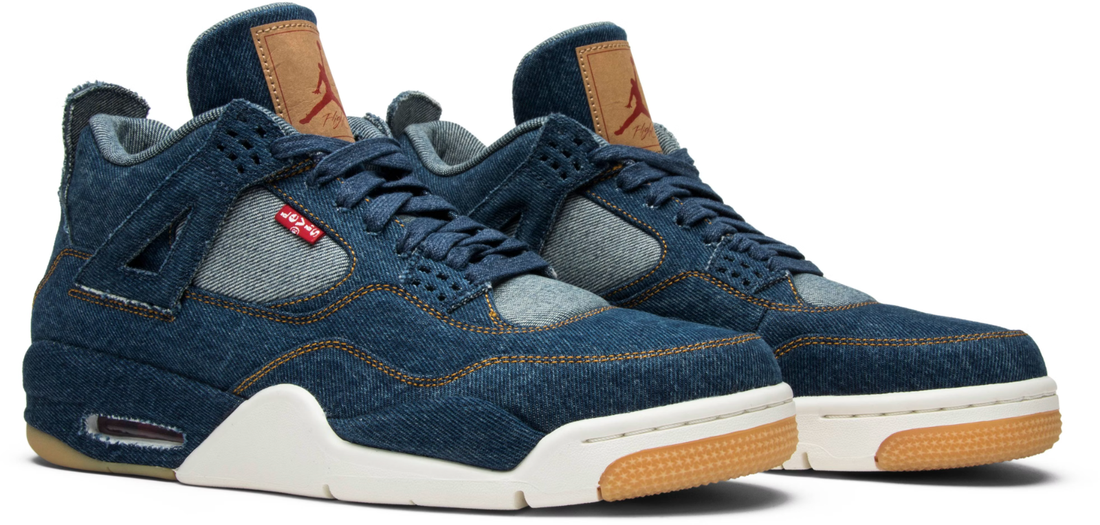 AO2571-401 Nike Ã Levi's Air Jordan 4 "Denim" (LEVIS Tab) (Men's)