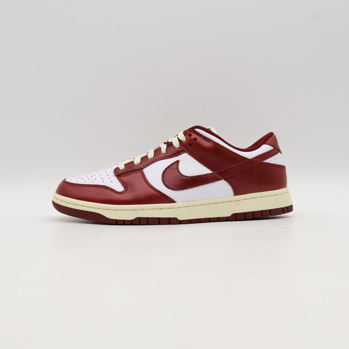 FJ4555-100 Nike Dunk Low PRM Team Red and White (Women's)