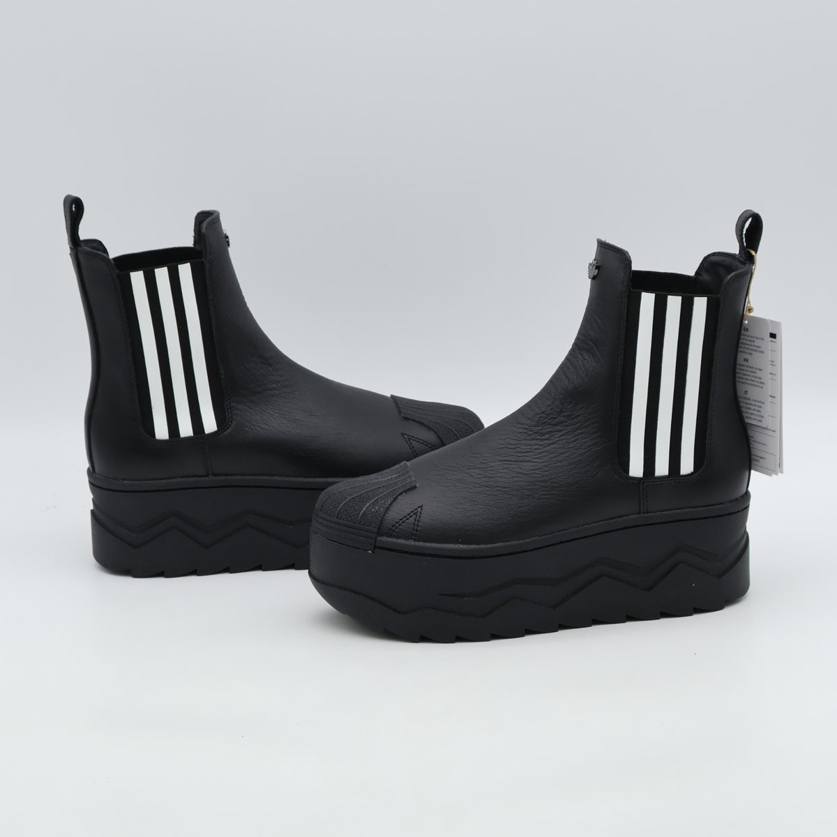 JQ6707 atmos pink adidas Originals Superstar PF Boots Black (Women's)