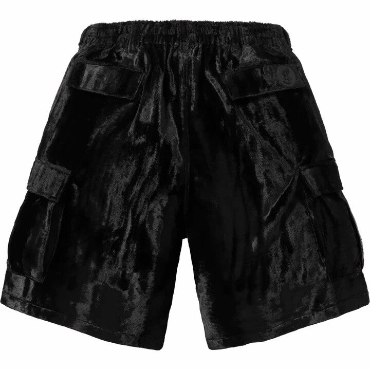 Supreme GOODENOUGH Crushed Rayon Cargo Short Black