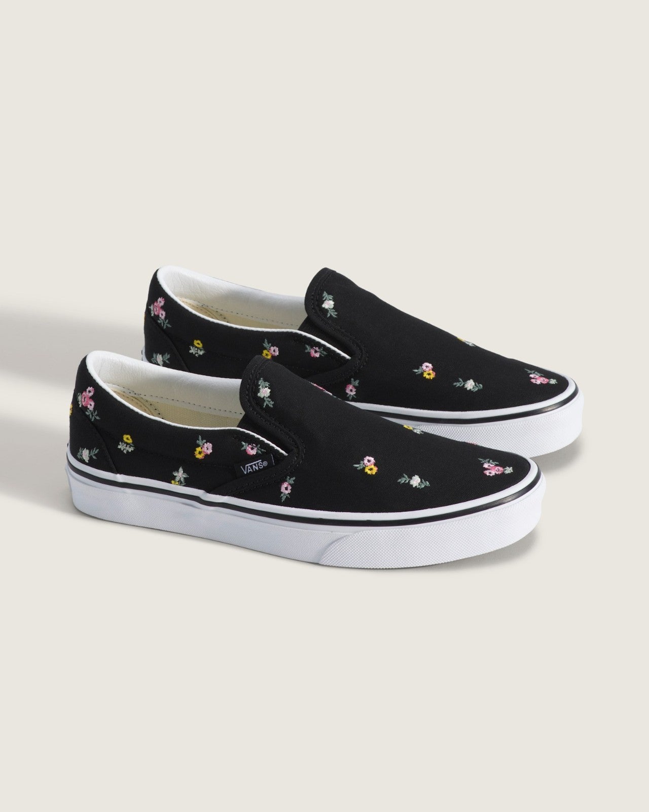 VN000ED2B9P Vans Classic Slip-On Floral "Black/Pink" (Unisex)