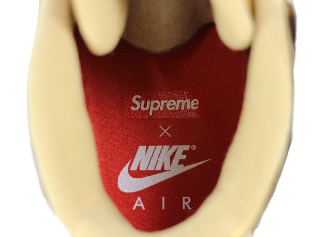 902290-700 Supreme Ã Nike Air More Uptempo "Metallic Gold" (Men's)