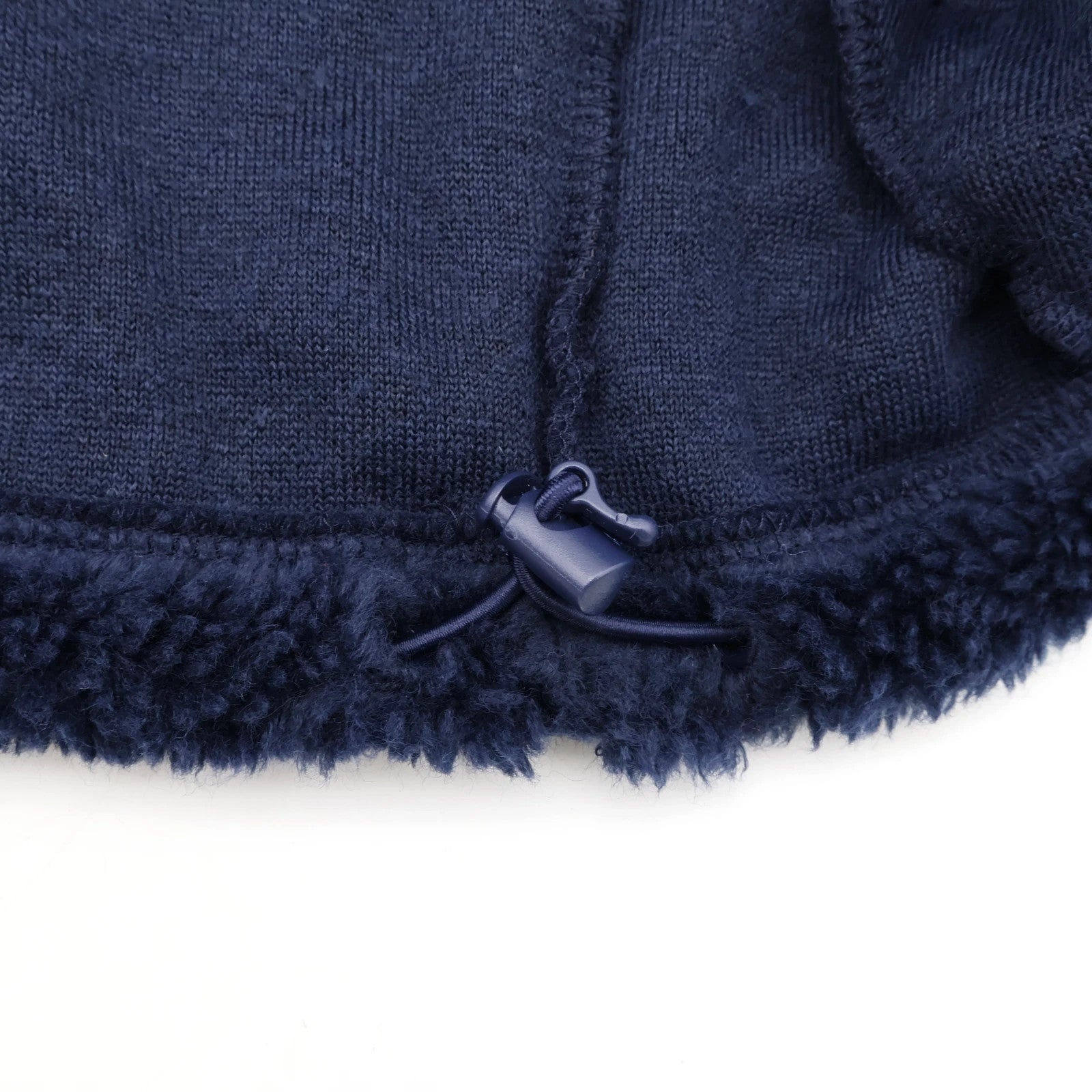 Supreme Shoulder Logo Fleece Jacket Navy