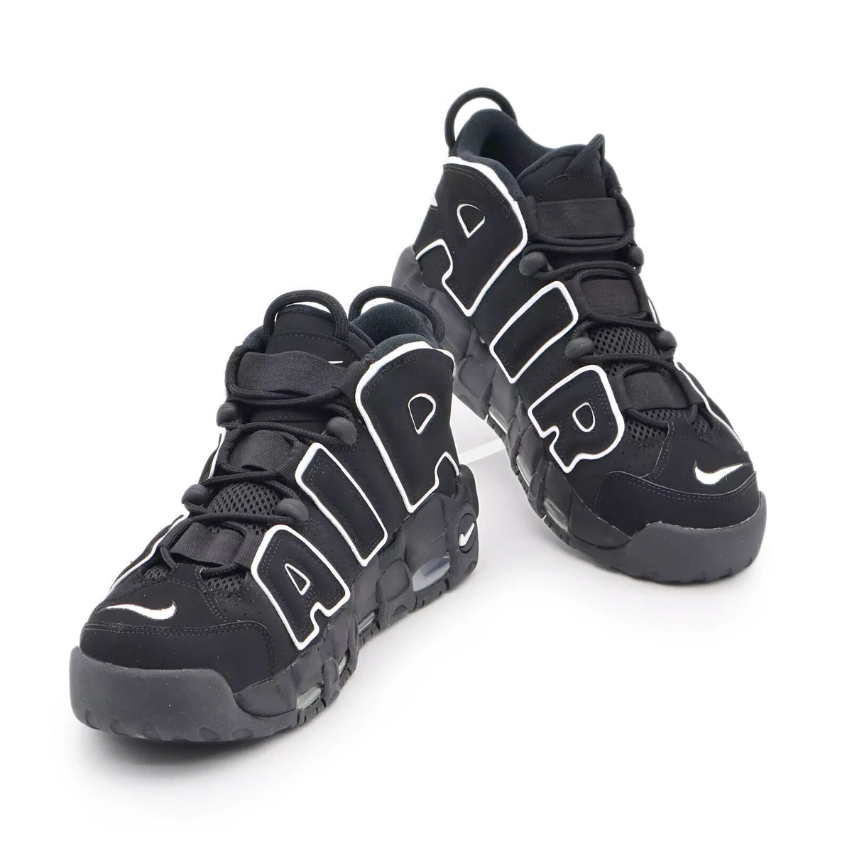 414962-002 Nike Air More Uptempo Black White (Men's)