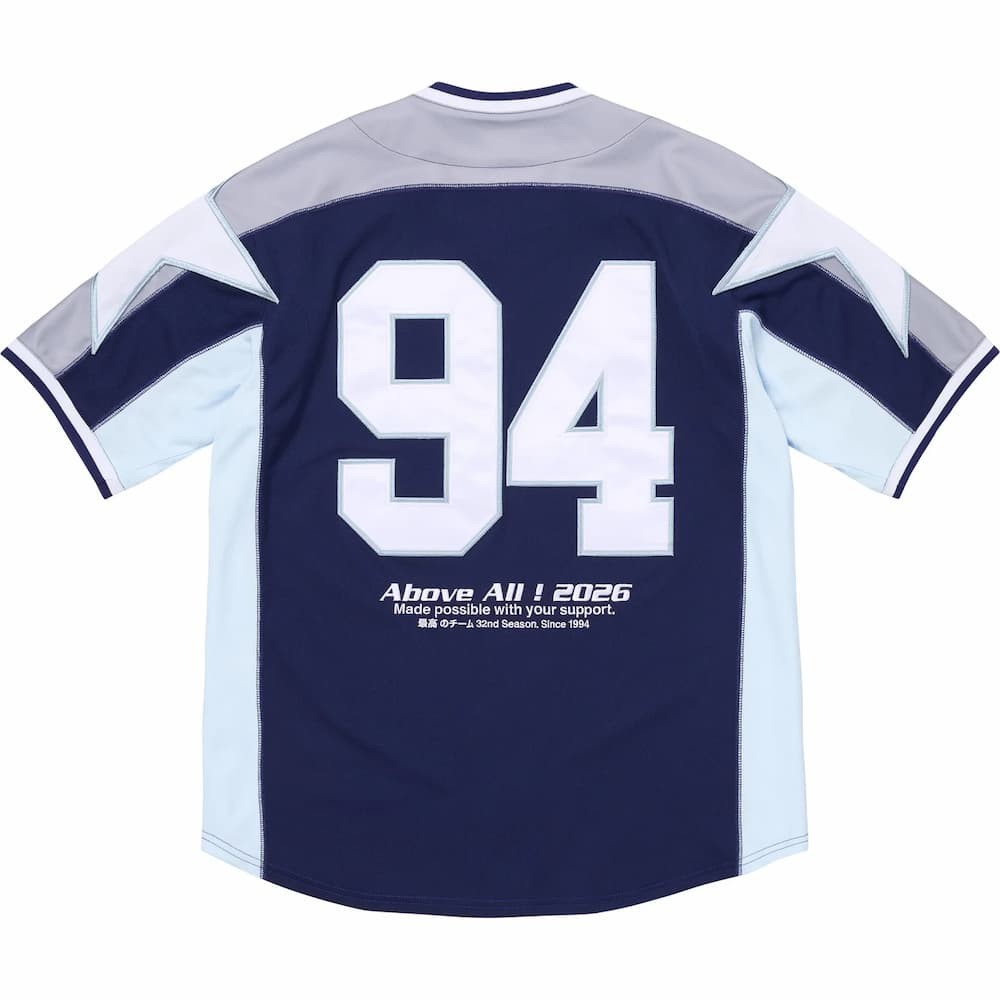 Supreme Stars Baseball Jersey Navy