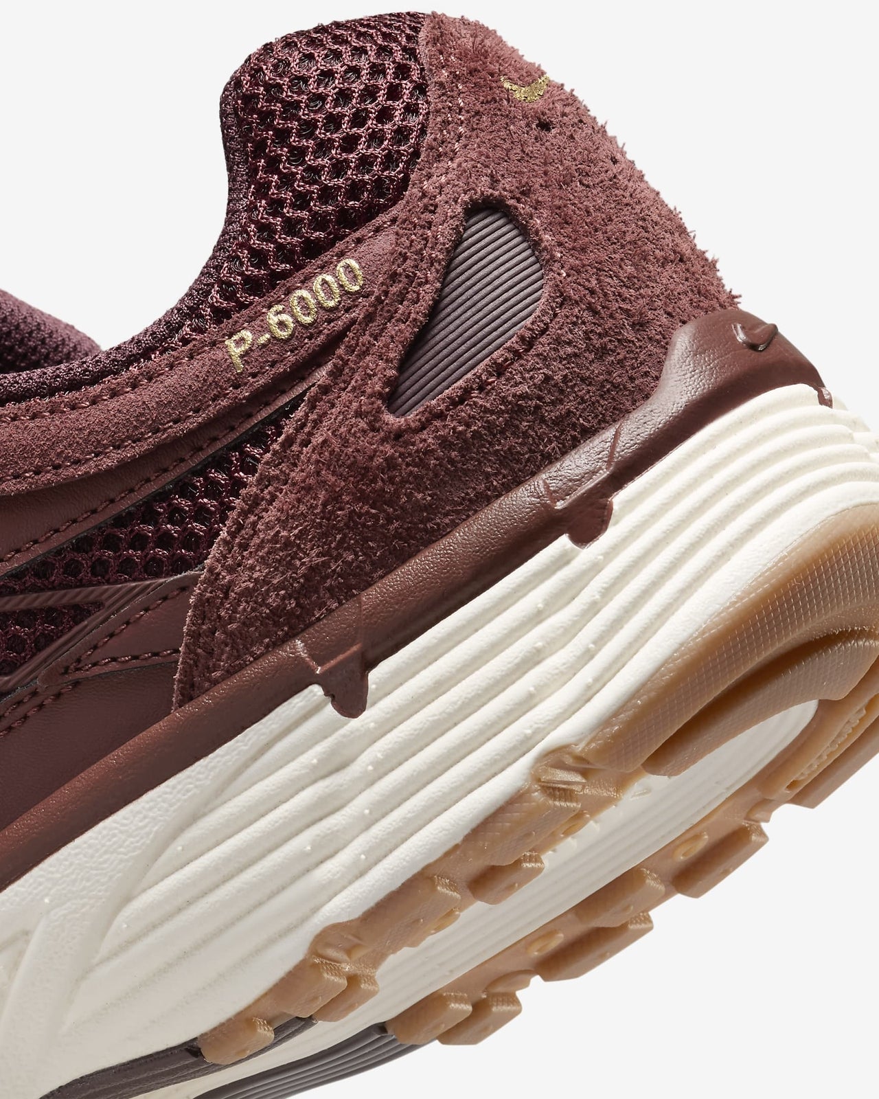 HF0015-200 Nike P-6000 SE Dark Pony Metallic Gold Pale Ivory Burgundy (Men's)