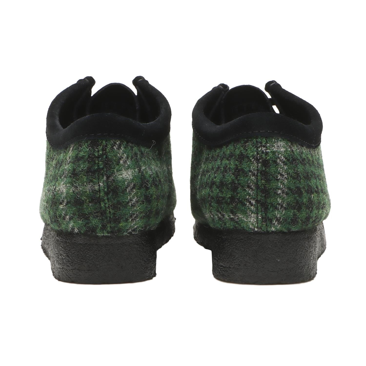 26182790 Harris Tweed Ã Clarks Wallabee Green Tweed Combi ( Men's )