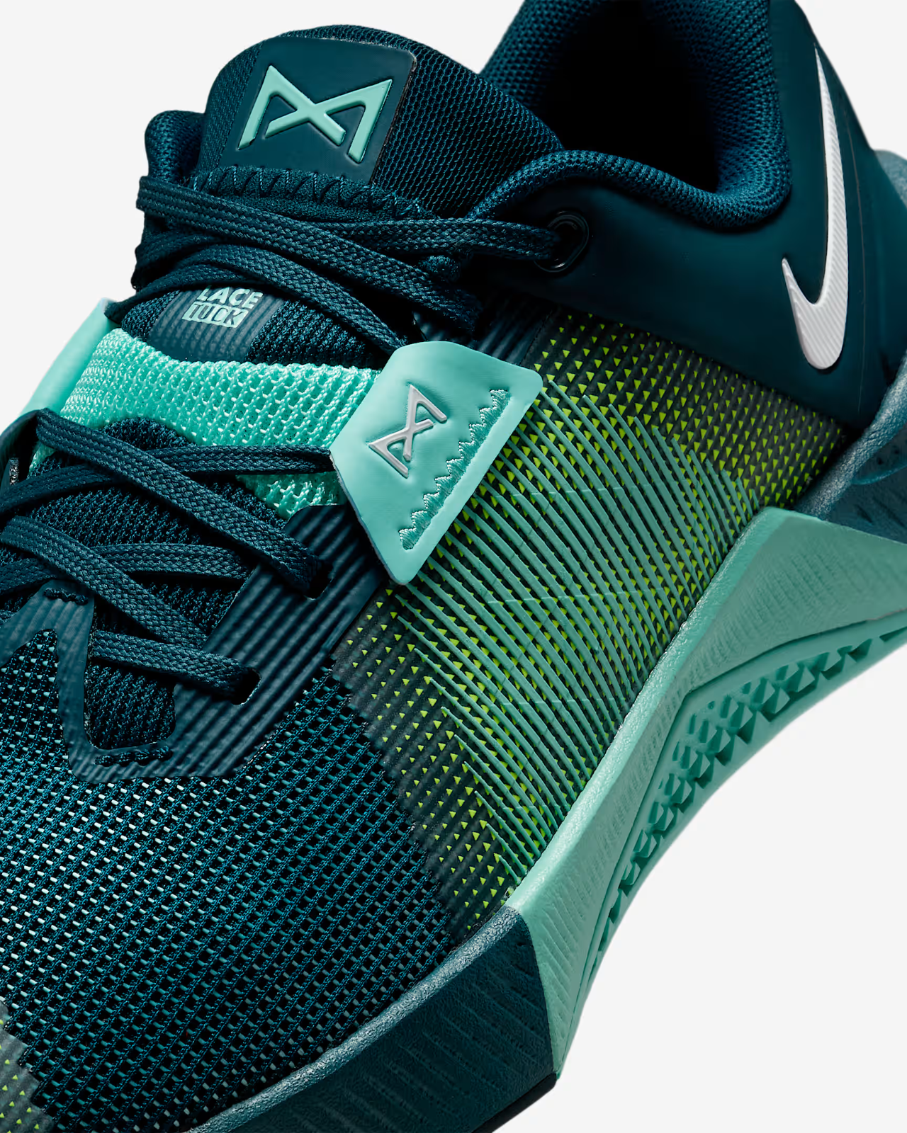HQ2620-300 Nike Metcon 10 Midnight Turquoise Bleached Turquoise Volt (Women's)