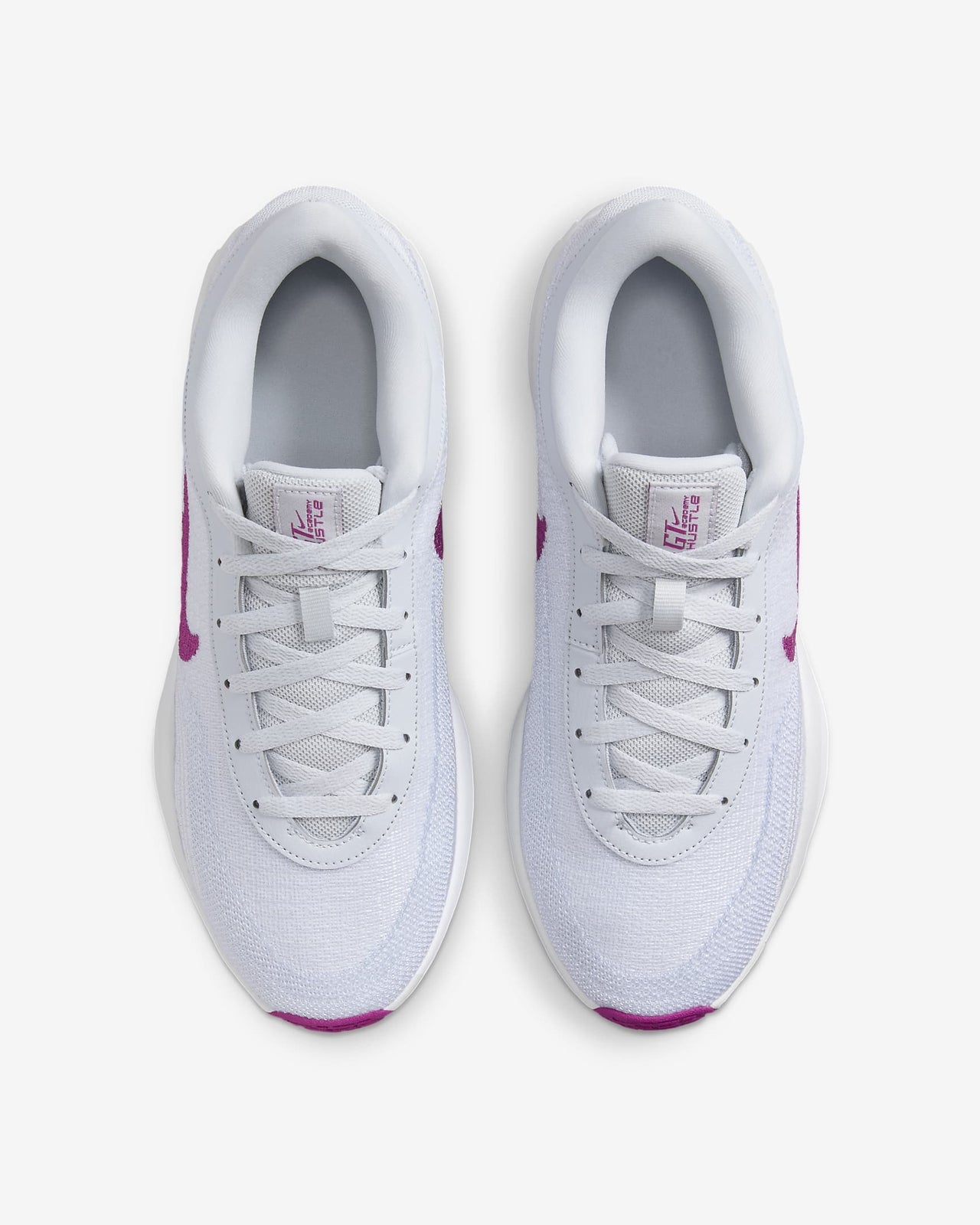 FJ7808-004 Nike GT Hustle Academy Pure Platinum White Hot Fuchsia (Men's)