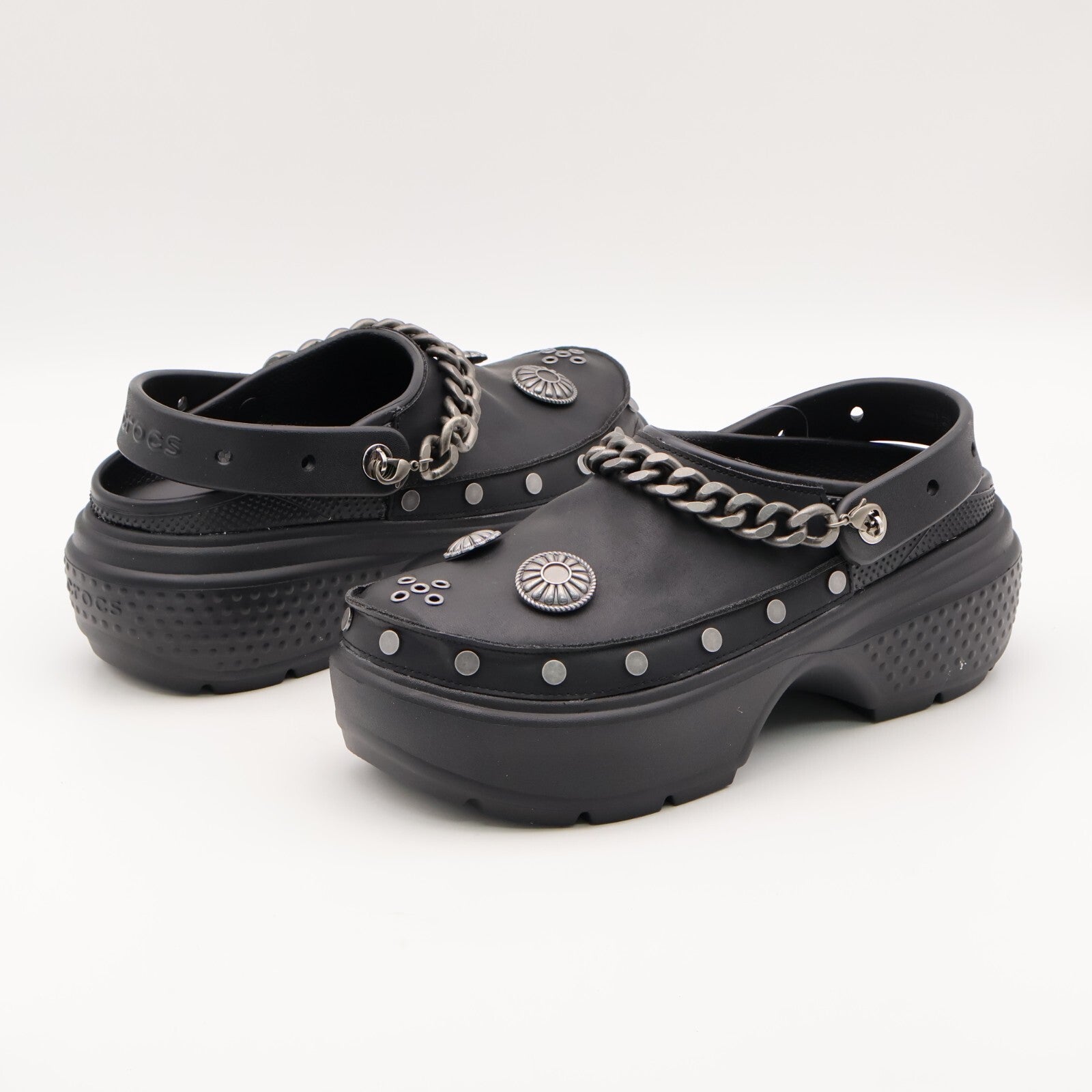 210688-001 crocs Stomp Embellished Clog Black