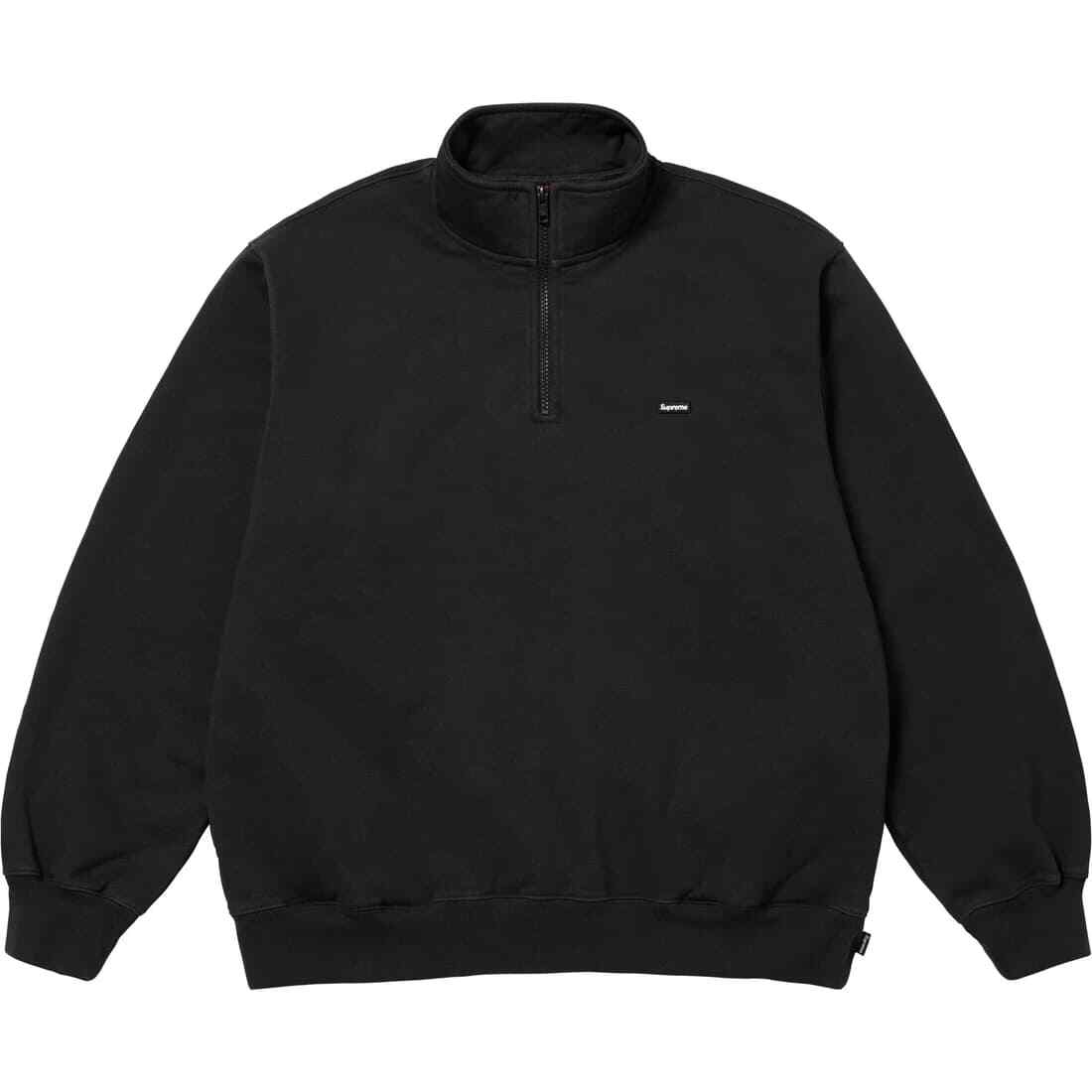 Supreme Small Box Half Zip Pullover Black