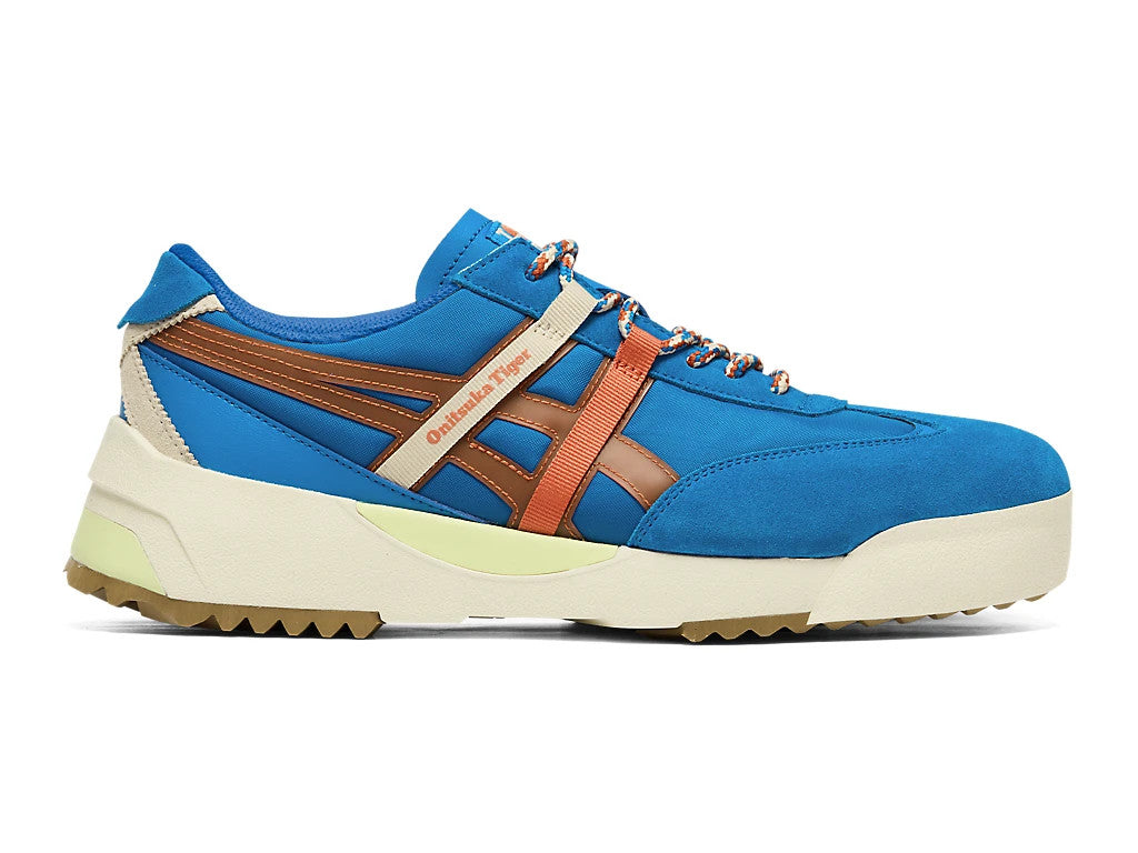 1183A604-401 Onitsuka Tiger Delegation EX Directoire Blue Vermilion Tomato