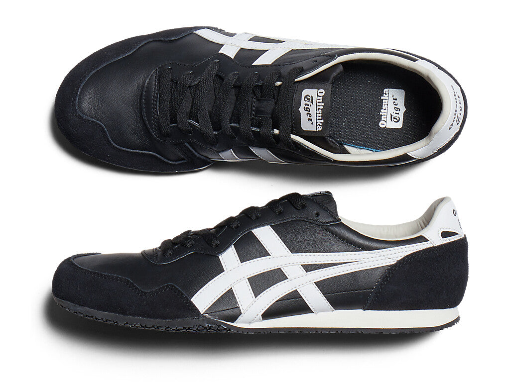 1183C197-001 Onitsuka Tiger Serrano Black White (Men's)