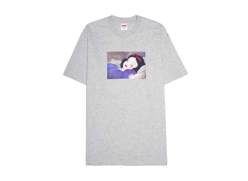 Supreme Snow White Tee Heather Grey