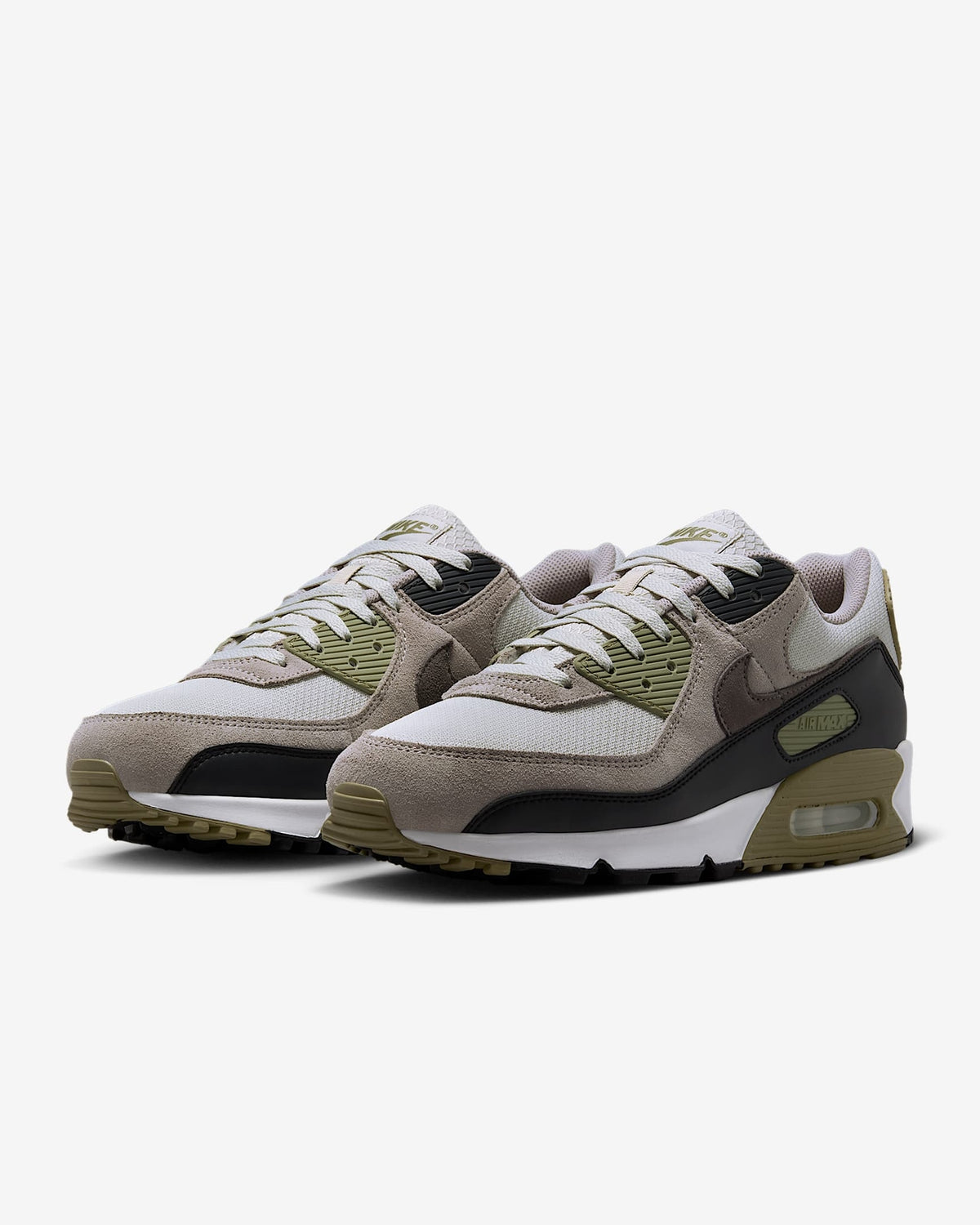 DM0029-011 Nike Air Max 90 Light Bone Neutral Olive College Grey Cave (Men's)