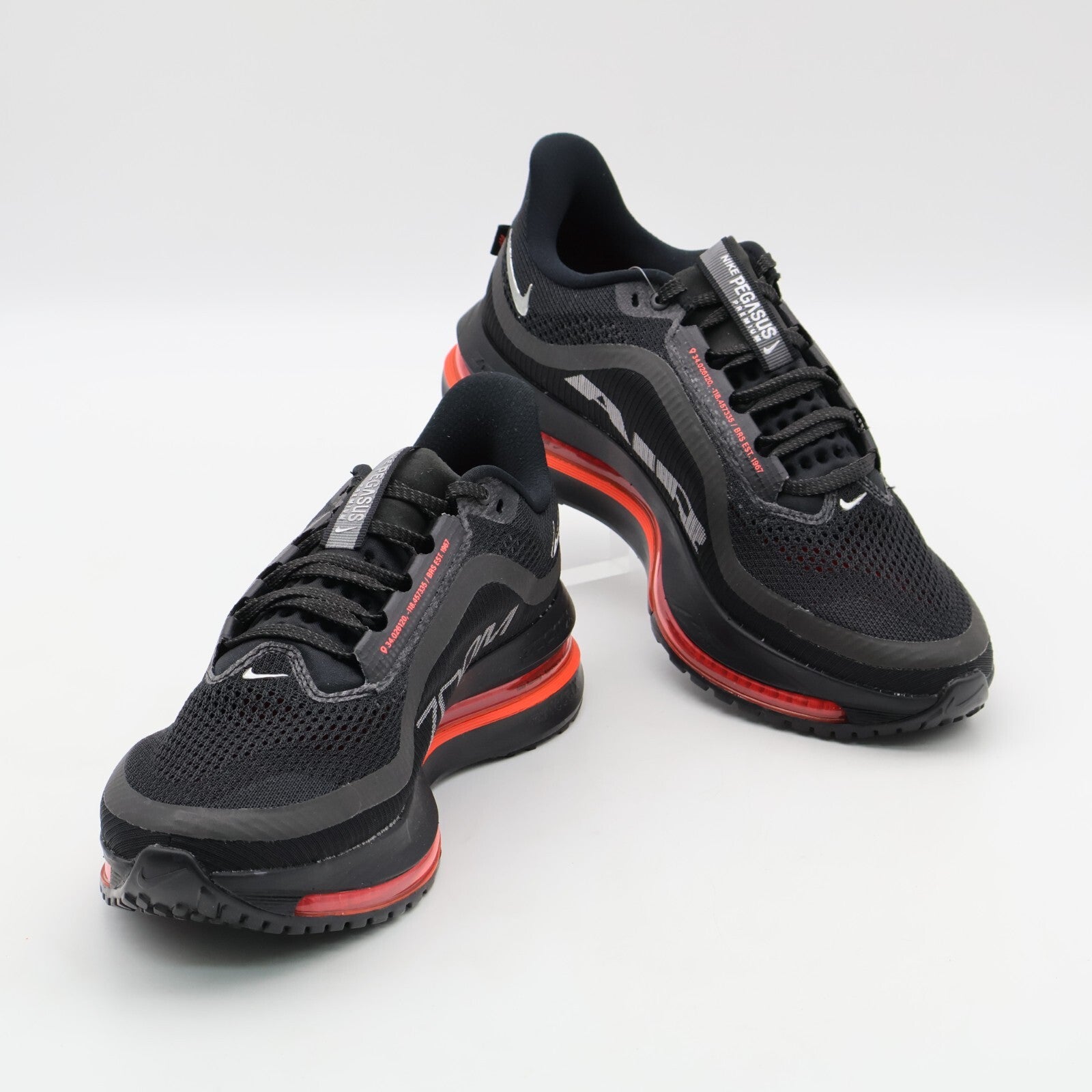 HQ2592-003 Nike Pegasus PRM Black Bright Crimson (Men's)