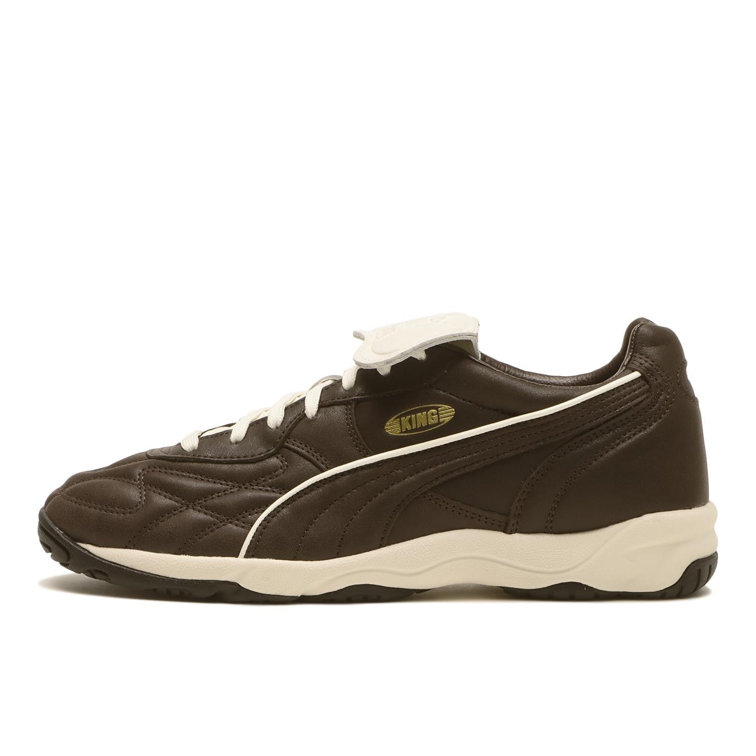 404363-03 Puma King Indoor Premium Dark Chocolate Warm White (Men's)