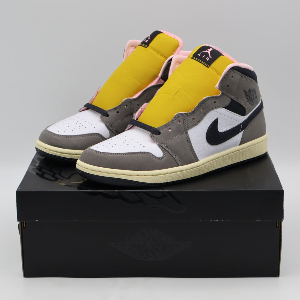HQ2011-100 Nike Air Jordan 1 Mid Cave Stone  (Men's)