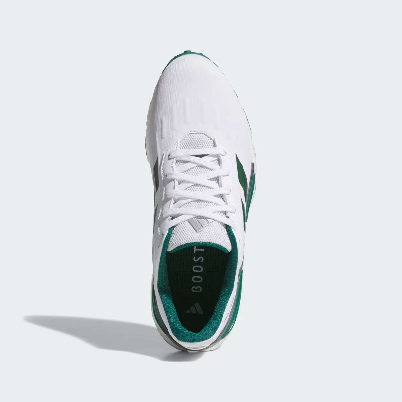 KK0657 adidas Codechaos 27 Spikeless Golf "Cloud White/Collegiate Green" (Men's)