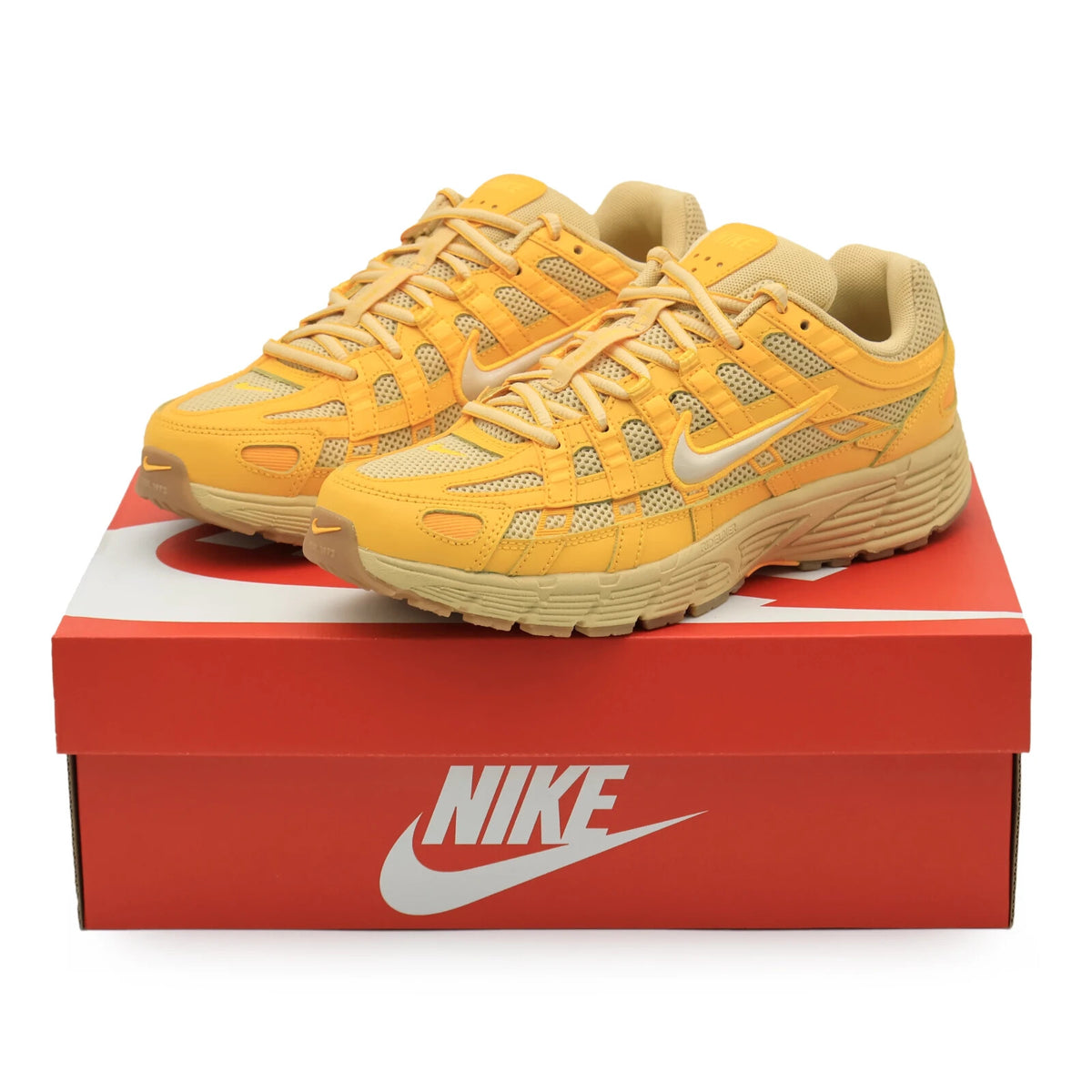 CD6404-201 Nike P-6000 Sesame University Gold Gum Light Brown Sand Drift (Men's)