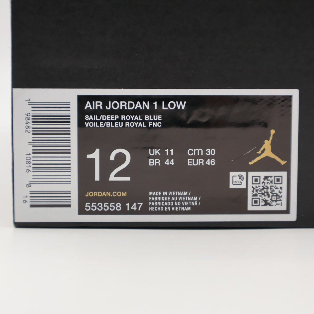 553558-147 Nike Air Jordan 1 Low Seahawks (Men's)