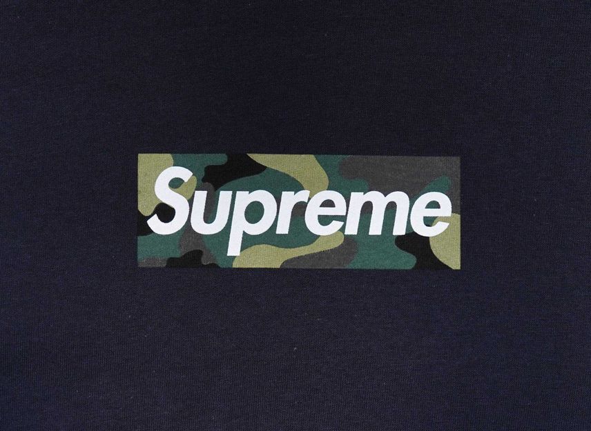 Supreme Box Logo Tee "Navy" (23FW)