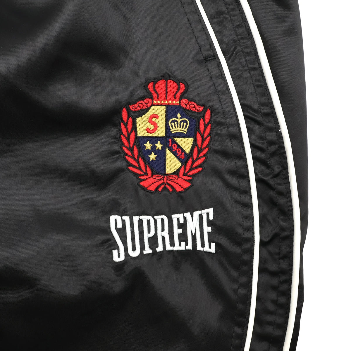 Supreme Satin Track Pant Black
