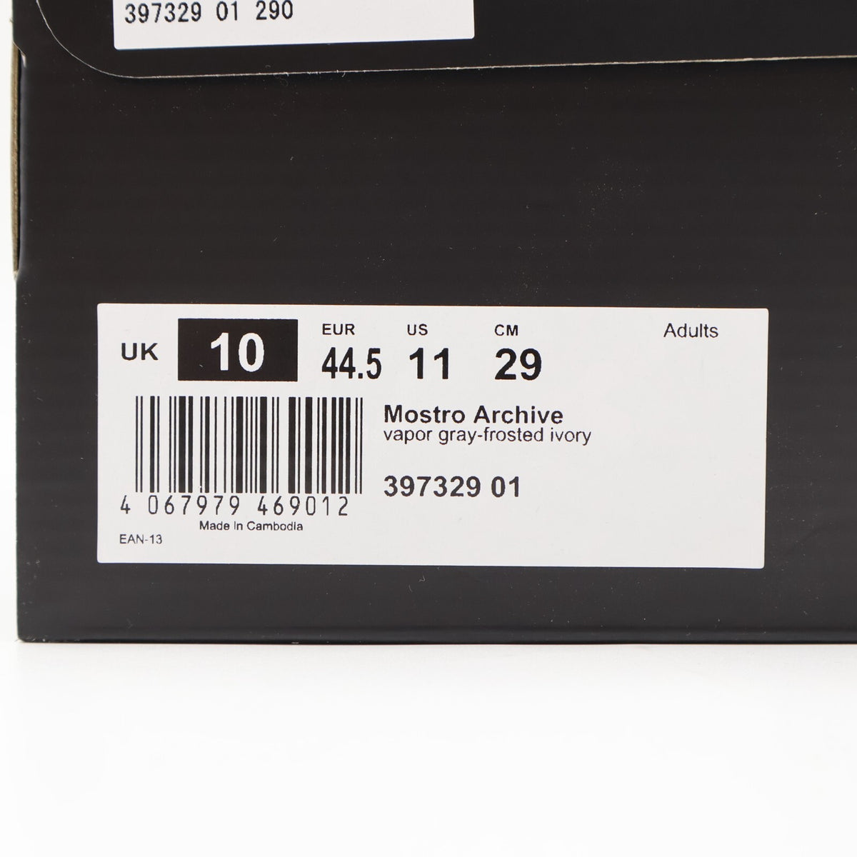 397329-01 Puma Mostro Archive White (Men's)