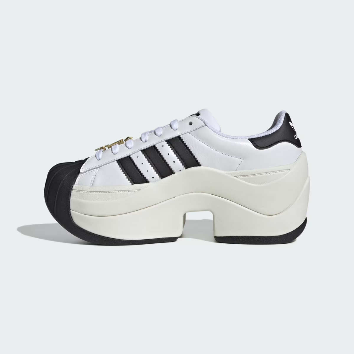 JR9895 adidas Originals Superstar Bold Cloud White Off White Core Black (Women's