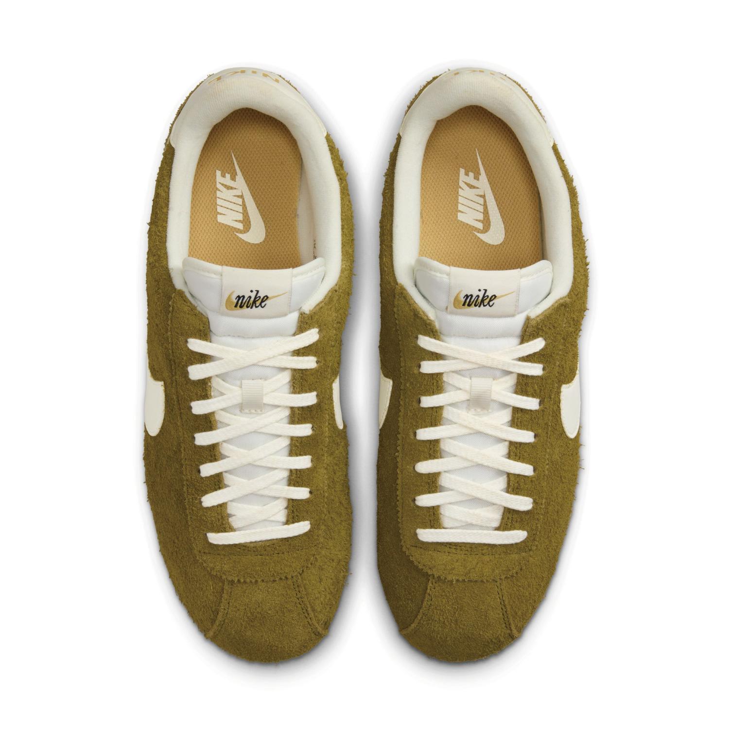 HF3142-300 Nike Cortez SE Suede Pacific Moss Infinite Gold Muslin Sail (Men's)
