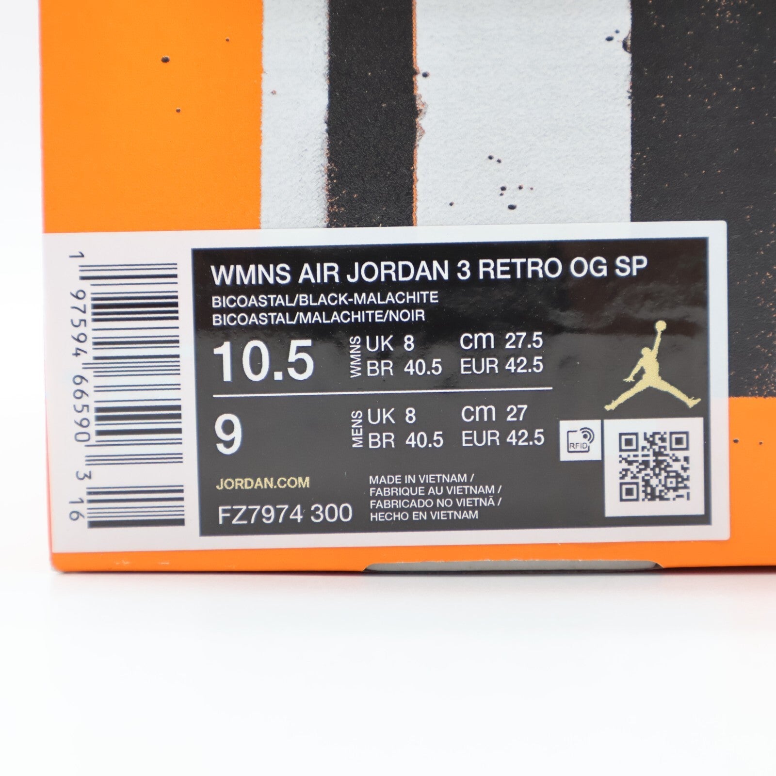 FZ7974-300 Nina Chanel Abney Nike Air Jordan 3 Retro OG SP Bicoastal (Women's)