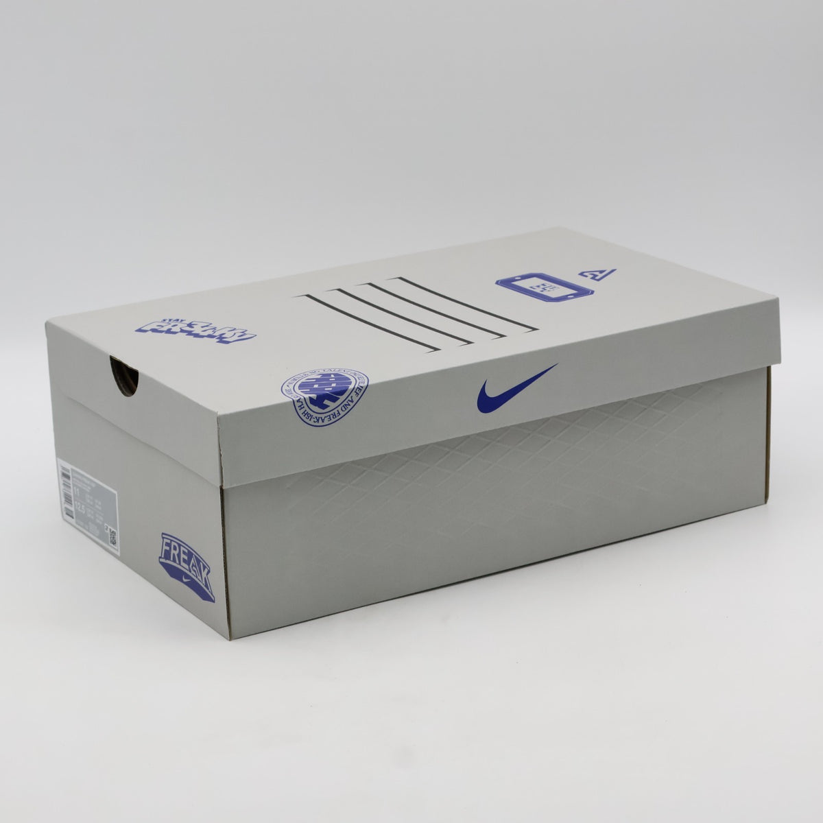 FJ7807-102 Nike Giannis Freak 6 White Black Wolf Grey (Men's)