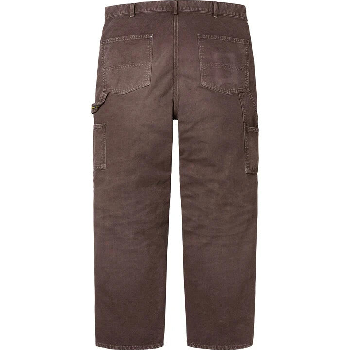 Supreme Worn Double Knee Painter Pant Brown