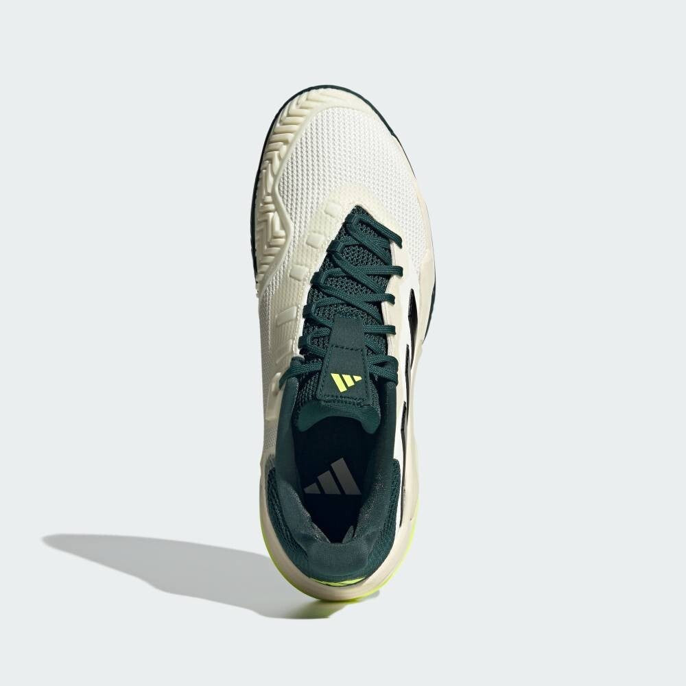 JH5129 adidas Barricade 13 Tennis Off White Core Black Powder Teal (Men's)