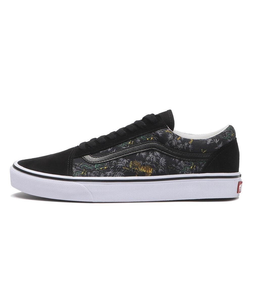 705933-0002 Vans Old Skool "Black/Aloha" (V36CF ALH)