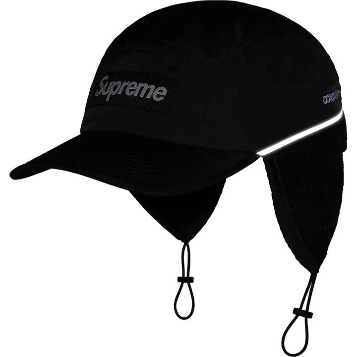 Supreme Polartec Lined Packable Earflap Camp Cap Black