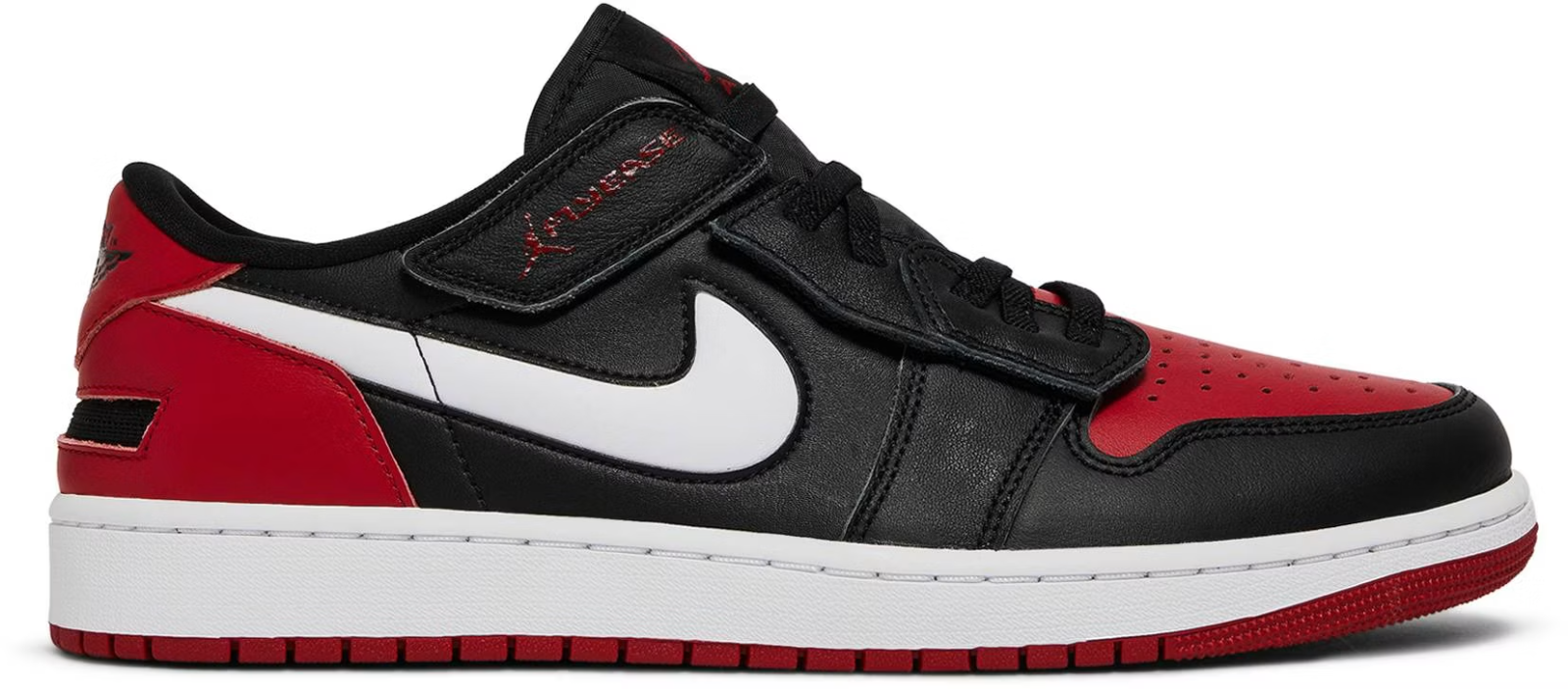 DM1206-066 Nike Air Jordan 1 Low Flyease "Black/White/Gym Red" (Men's)