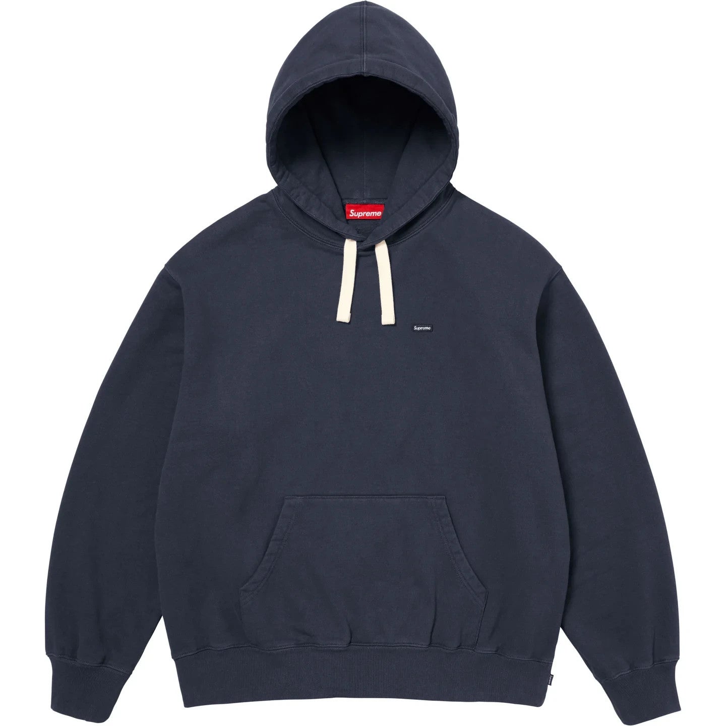 Supreme Small Box Drawcord Hooded Sweatshirt (26SS) Navy