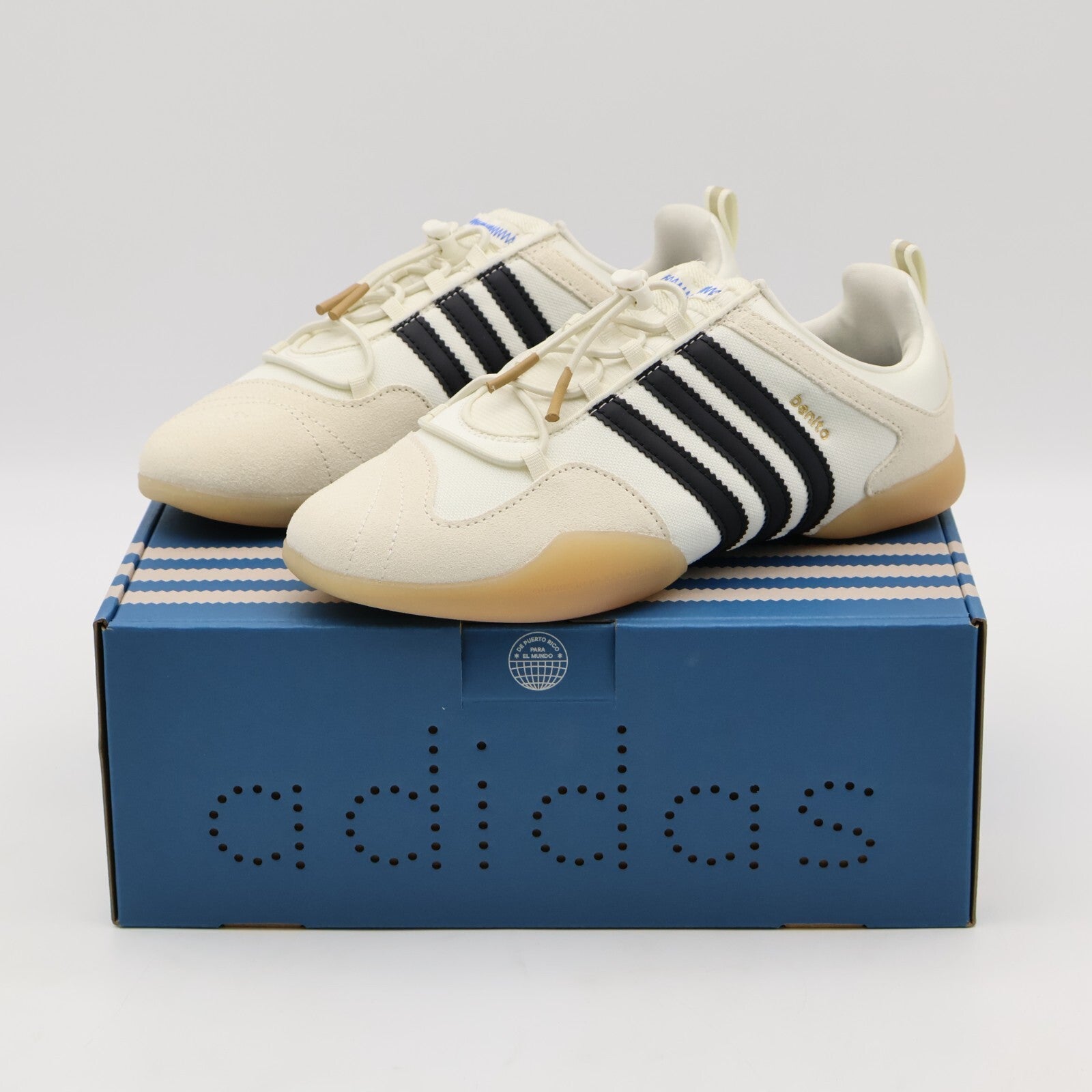 JQ9229 Bad Bunny Ã adidas Ballerina Off White Core Black Gum (Men's)