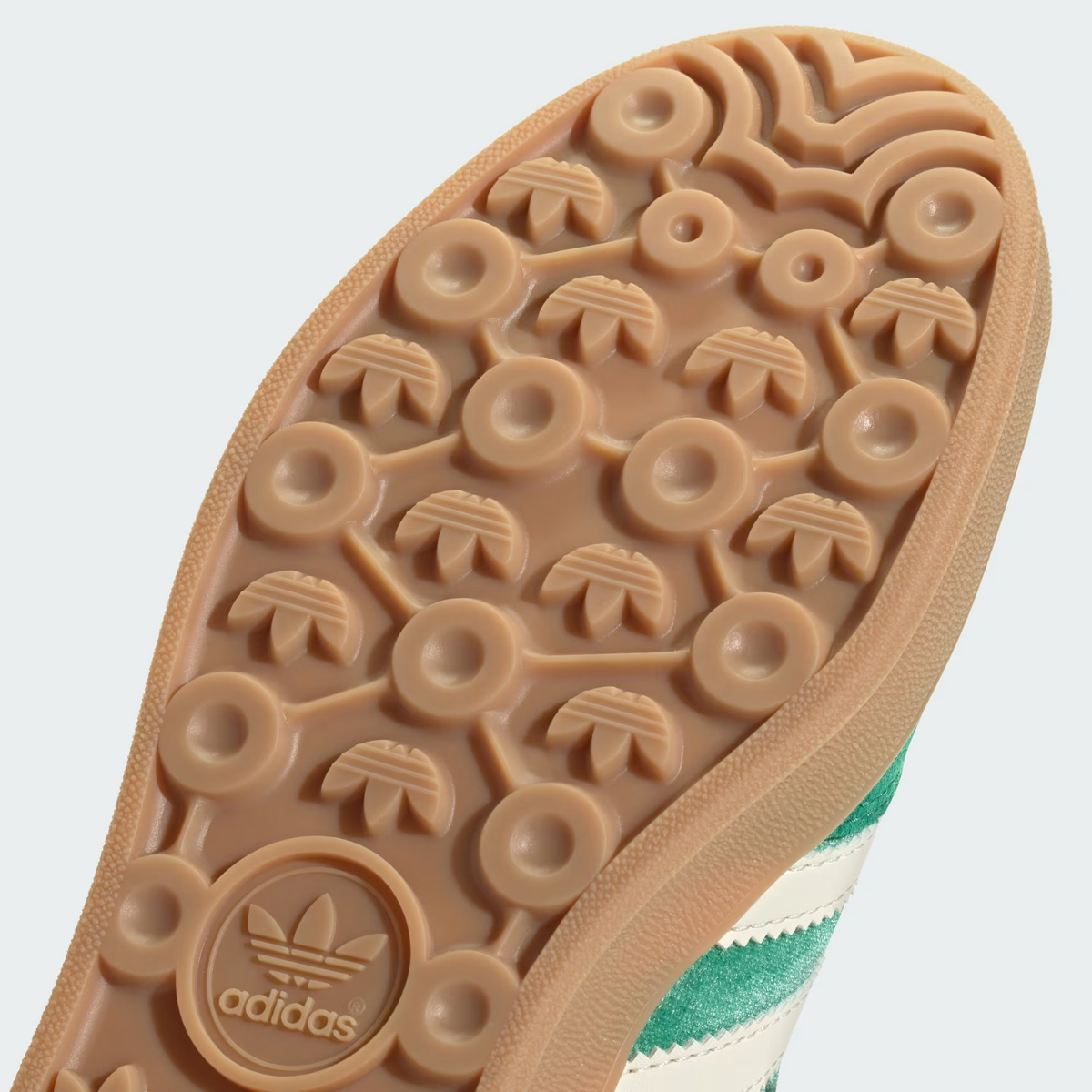 JI2715 adidas Originals Gazelle Indoor Semi Court Green Cream White (Women's)