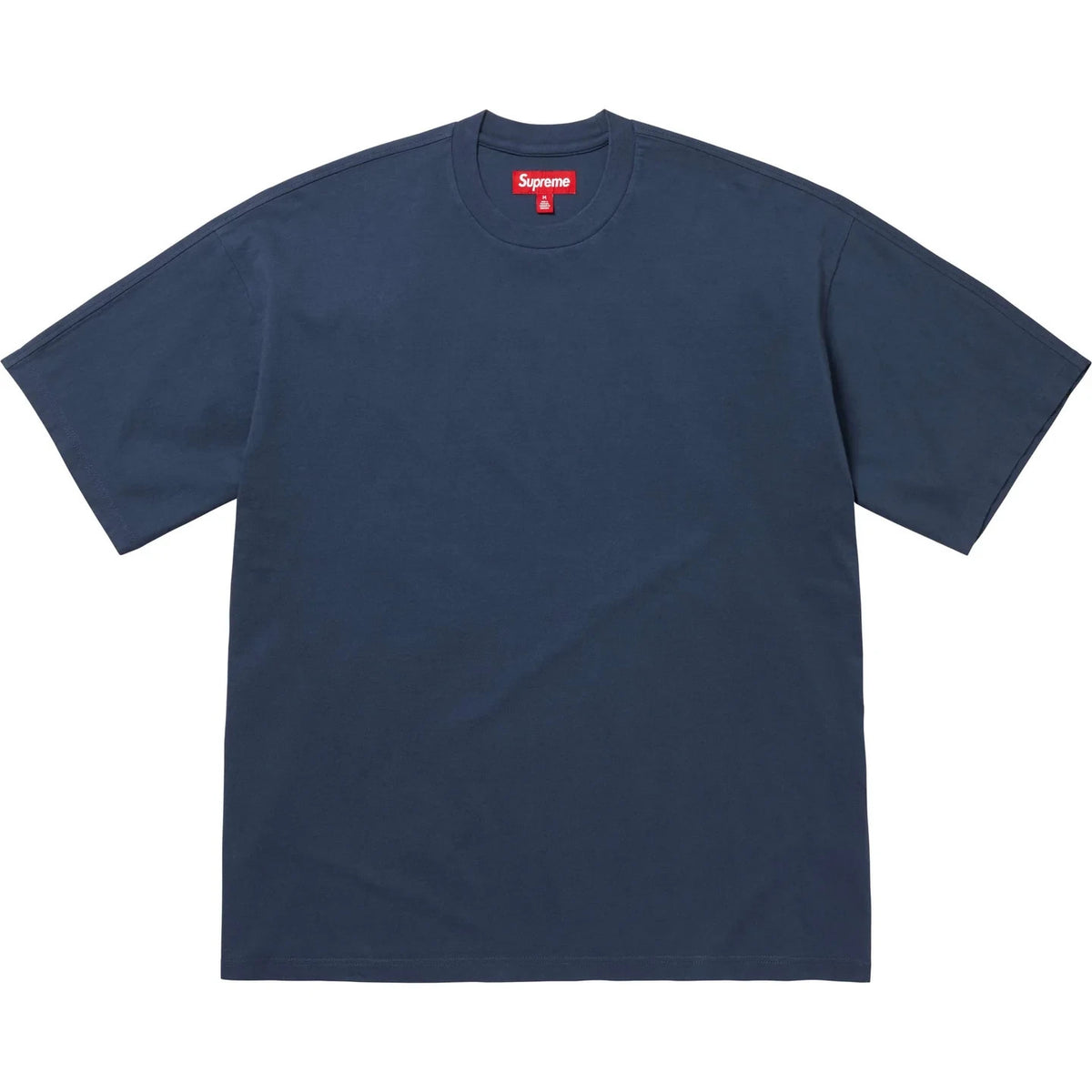Supreme Intarsia S/S Top Navy