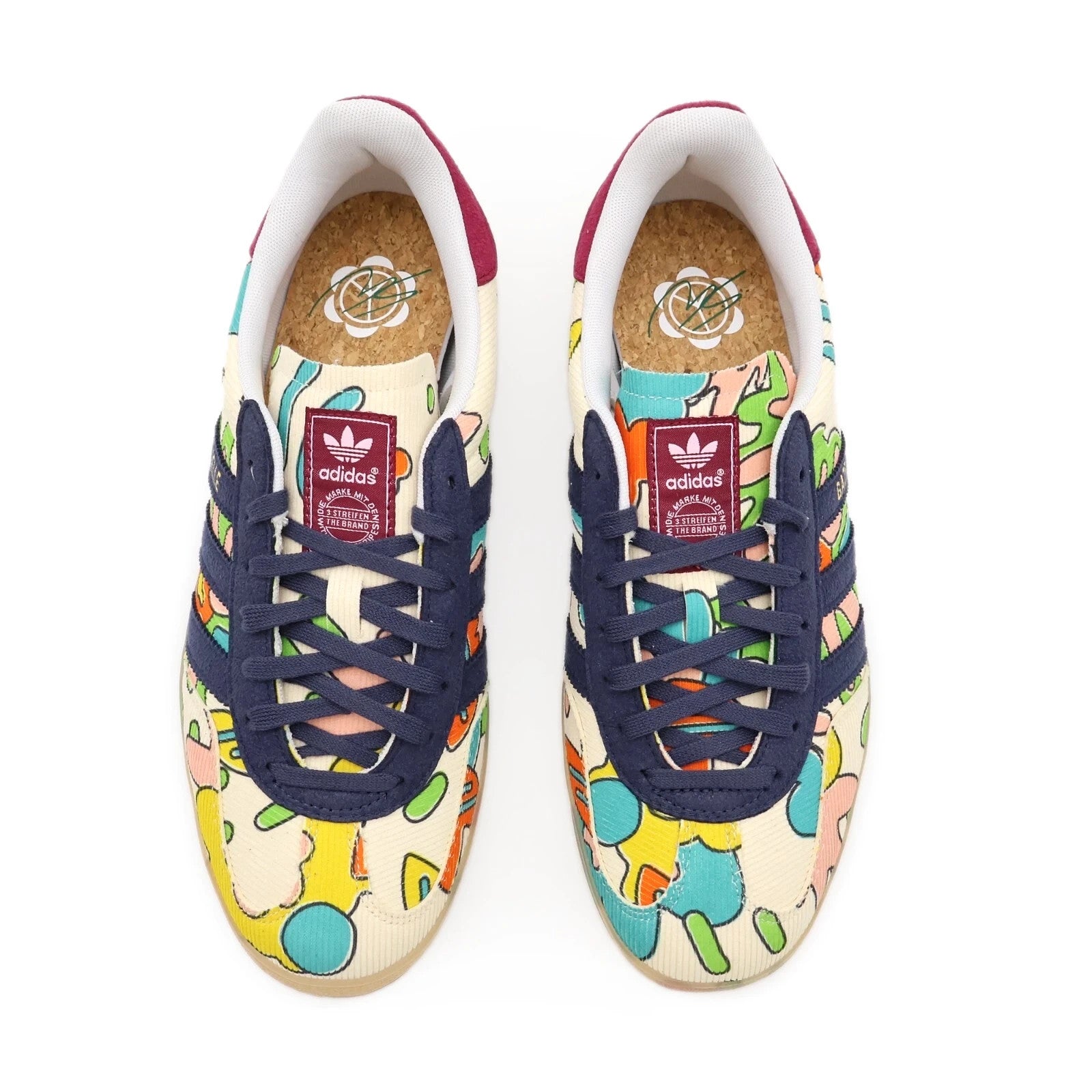 IG2849 Sean Wotherspoon Ã adidas Gazelle Indoor Corduroy Ecru Tint Shadow Navy
