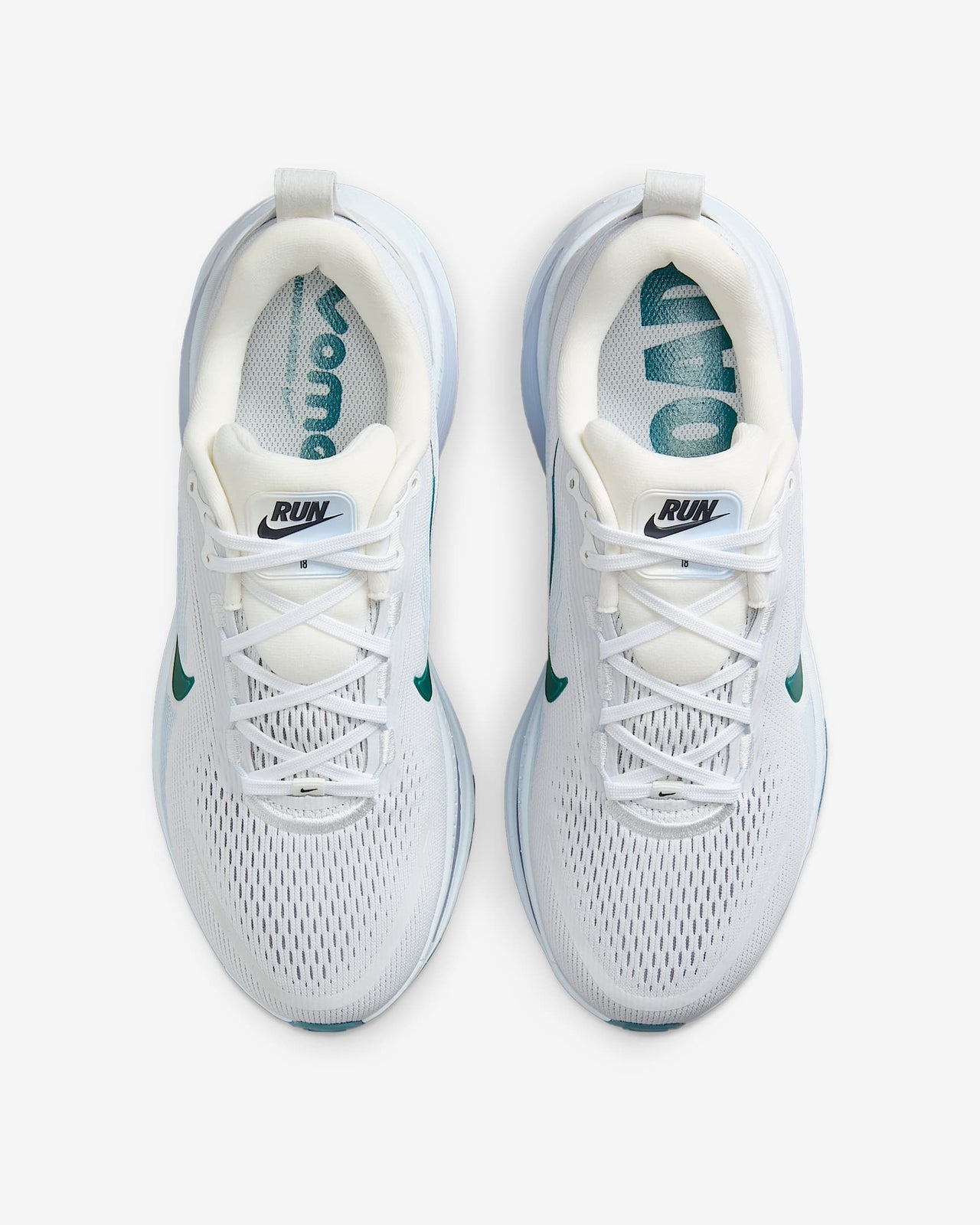 HM6804-103 Nike Vomero 18 Summit White Blue Tint Geode Teal (Women's)