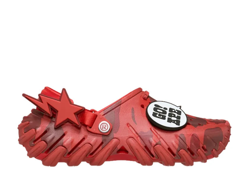 819113 A BATHING APE x Crocs Echo RO Clog "Flame" (Men's)